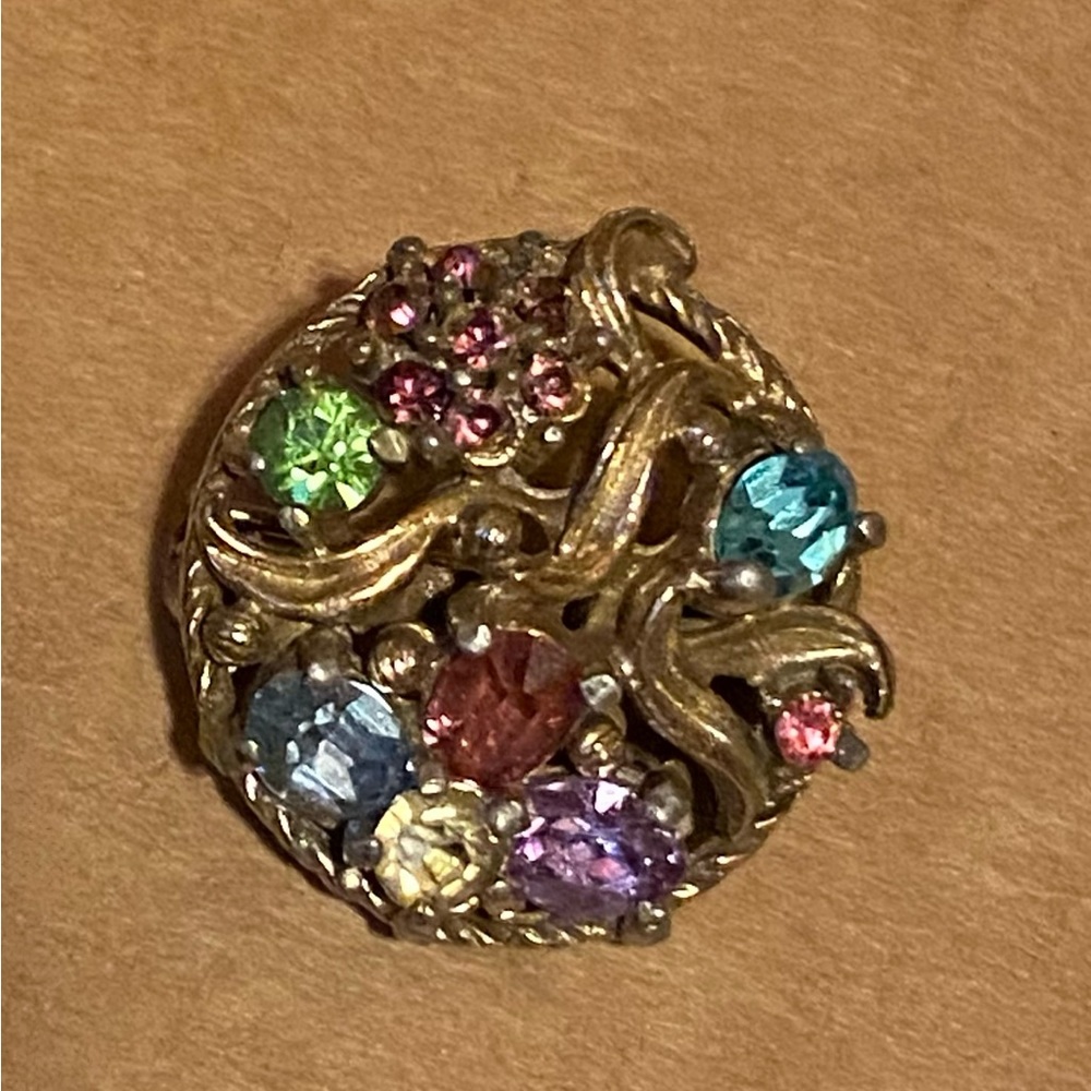 Vintage brooch, signed